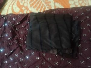 Maroon Kurti Set with Silver Accents