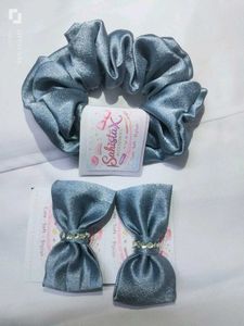 Stylish Blue Scrunchie