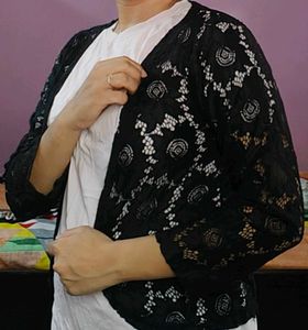 Black Lace Open Cardigan 😍🖤