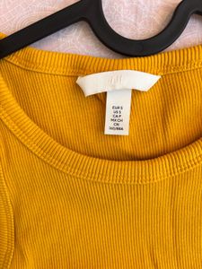 🌼Ribbed Sleeveless Top - H&amp;M (S) 🌼