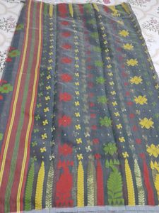 Floral Design Dhakai Saree