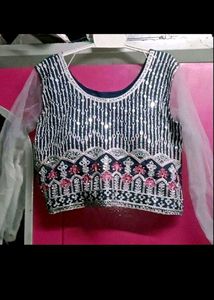 Embroidered Lehenga With Blouse