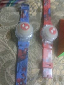 Triangle Cube With2 Spiderman Watch Set