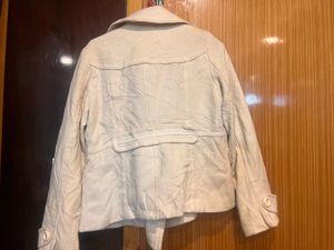 Stylish Cream Jacket/ Coat