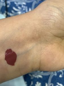 Burgundy Lipstick Swatch