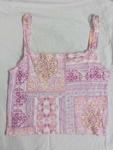 Ethnic pink top
