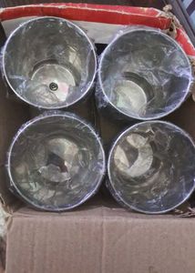 Stainless Steel Glasses Set