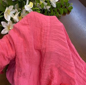 Pink Button-Down Shirt