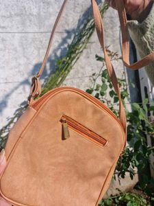 Multi Color Butten Sling Bag