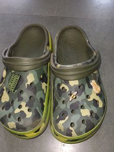 Combo Of Braided Leather Sandals &amp; Original CROCS