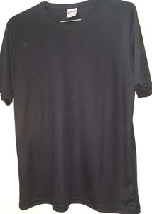 Black Hand Block Printed Tshirt