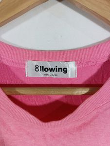 Pink Plain Casual Dress (Women)