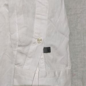 Marks &amp; Spencer White Oversized Shirt Unisex