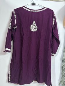 Elegant Embroidered Kurti