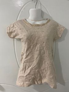 Knitted Winter Cream Top