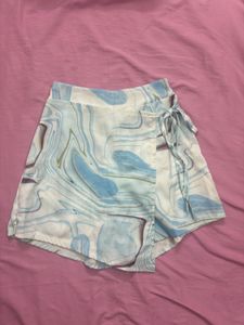 Blue &amp; White Top + Skort Set