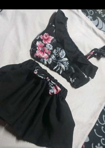 Baby Girl Dress With Sleepers