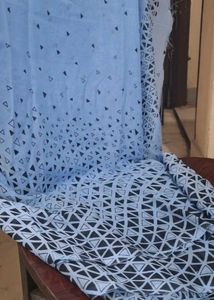 Blue Printed Saree