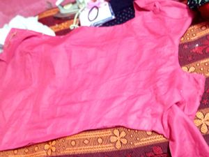 Pink Striped Kurti set