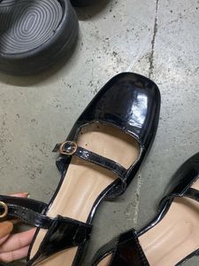 Black Mary Jane Style Shoes