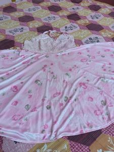 Beautiful Floral Short Nighty