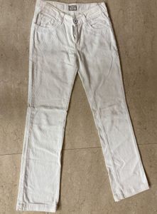 White Corduroy Pants