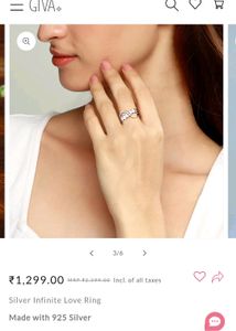 ❗BRAND NEW GIVA SILVER RING 💍❗