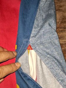 Vintage Color Block Tunic