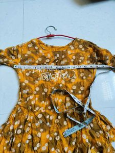 Stylish Mustard Printed Top