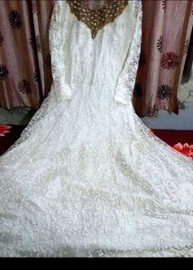 Dreamy White Pearly Gown