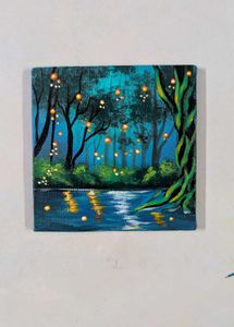 Mini Enchanted Forest Canvas Art Painting