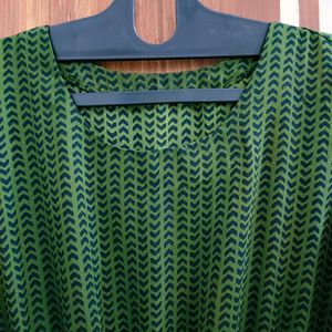 Bottle Green Maxi Gown
