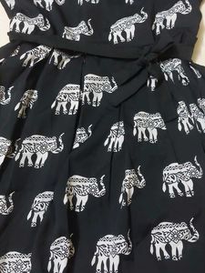 Elephant Print Dress
