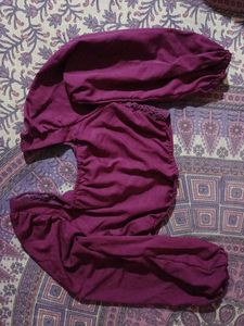 Purple Crochet Ethnic Set