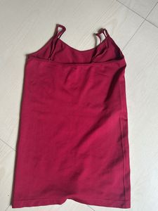 Red Sleeveless Tank Top