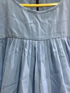 Blue Sleeveless Top