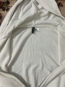 H&amp;M Cropped Zip-up Hoodie