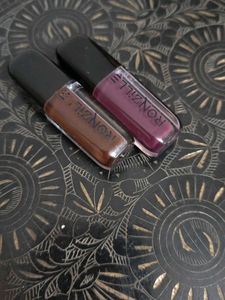 Peach  Shirt With Polka Dots +Freebies 2 Lip color