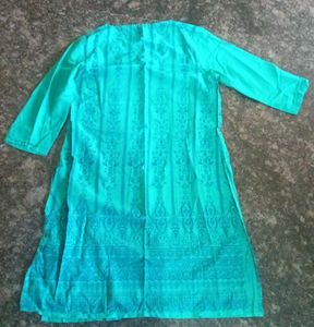 Elegant Rama Green Kurta