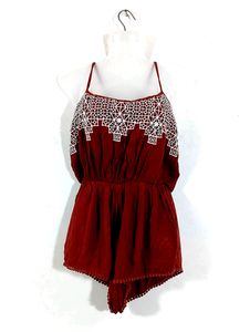 Maroon Romper (Women)