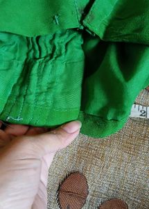 Green Readymade Saree Blouse