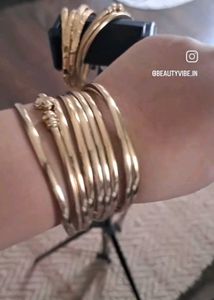 Gold Bangle Set