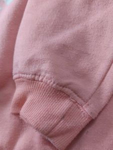 Peach Slogan Sweatshirt