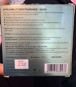 MyGlamm LIT XOXO Sassy Fragrance