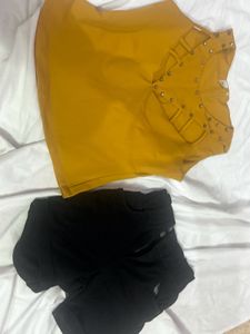 Combo Top And Shorts