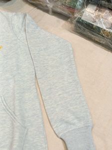 Cute embroidered 'Happiness' hoodie