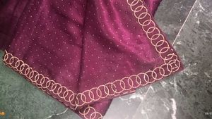 Elegant purple Saree