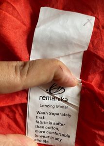 New Remanika Orange Lenzing Modal Shirt – Size L