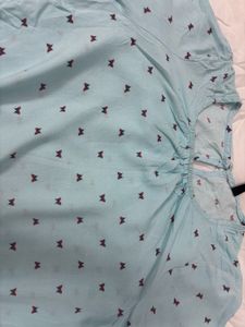 Butterfly Print Blouse