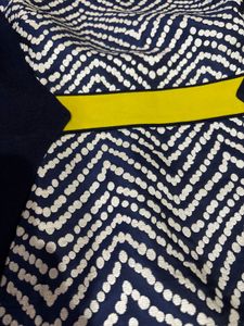 Chic Chevron Print Polyester woollen Dress